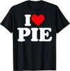 NEW LIMITED! I Heart Pie I Love Pie Lover Tee - MADE IN USA