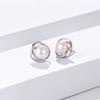 2024 Light Luxury 925 Sterling Silver Freshwater Pearl Stud Earrings for Women