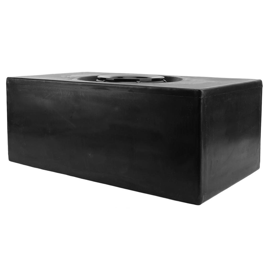 8 Gallon RV Water Storage Tank Food Grade PE Fresh Water Holding Tank for Trailer Camper Boat Yacht Black