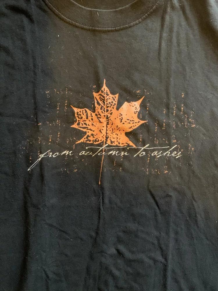 

Hot From Autumn to Ashes Band Black T-Shirt Unisex Cotton Unisex T-Shirt XXXL