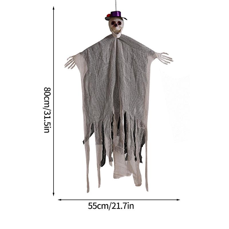 Halloween Party Decor Halloween Hanging Horror Skull Hanging Ornament Haunted House Outdoor Scary Prop Mexico Day of The Dead