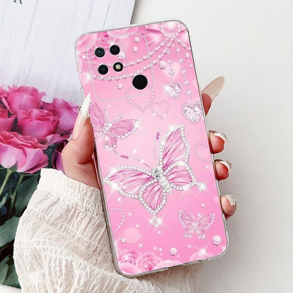 For Xiaomi Redmi 10C Case New Luxury Painted Cover Soft Silicone Slim Phone Case For Xiaomi Redmi 10C Redmi10C Back Cover Fundas