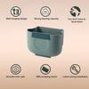 13L Wall Mounted Kitchen Trash Can Foldable Hanging Waste Bin for Cabinet & Bathroom