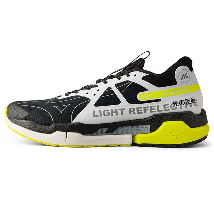 Mizuno PIX Black/Yellow Unisex Running Shoes D1GH212101 37