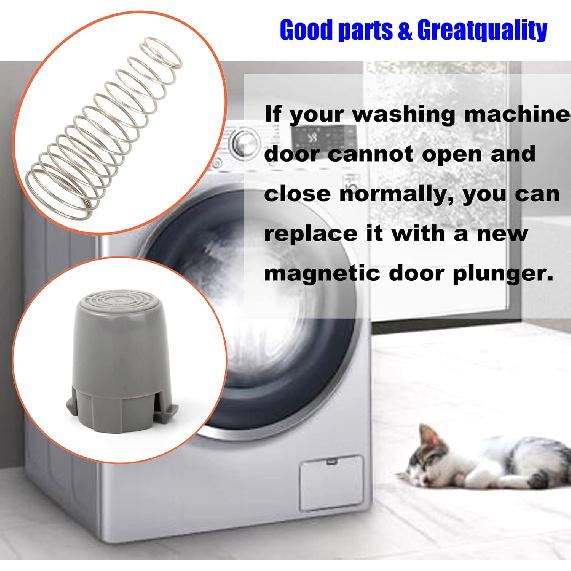AGM73610701 Washer Parts Magnetic Door Plunger for Kenmore LG Washer Plunge Parts AGM73610702 MEG61961401 2002592 AP5331994 Fit Door Magnetic Holder