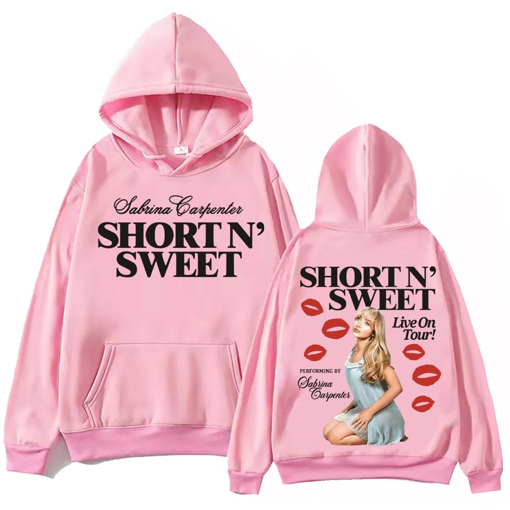 Sabrina Carpenter Wereldtournee 2025 Hoodie Man Vrouw Harajuku Lange Mouw Pullover Tops Sweatshirt Cadeau