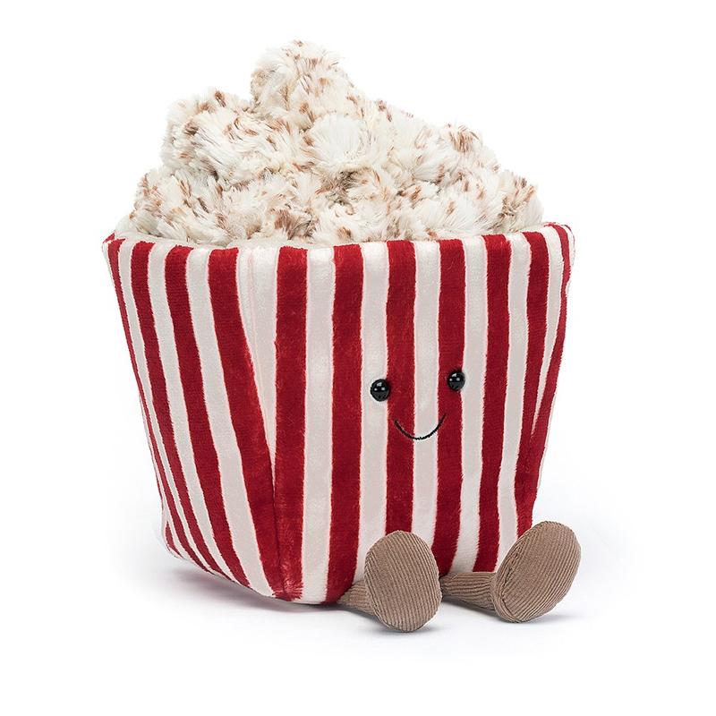 JELLYCAT Fun Food Series Fun Popcorn Cute Doll Plush Doll 18cm Tall