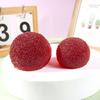 Simulierter Wacholderbeeren-Quetschball Angstlinderer Geschälte Orange Stressball Konzentrationshilfe Entspannung Frucht Sensorisches Fidget-Spielzeug Dekompressions-Gadget