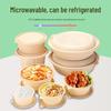 Biodegradable Corn Starch 2-Compartment Takeaway Containers