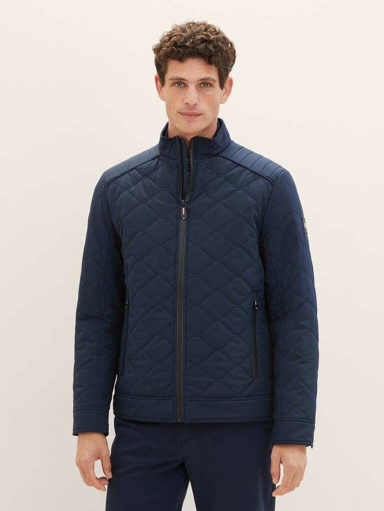 Зимняя куртка Tom Tailor Bikerjacke (1038908) Mit Recyceltem Polyester (1038908) sky captain blue