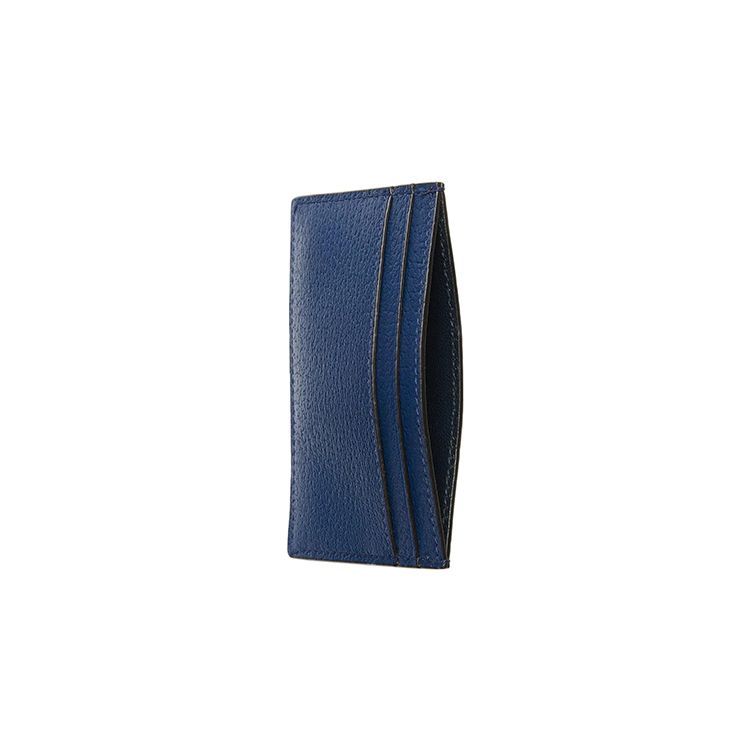 Gucci Double G Logo Short Leather Wallet Card Holder Men Wallets Navy-Blue 657588-1T56F-4236