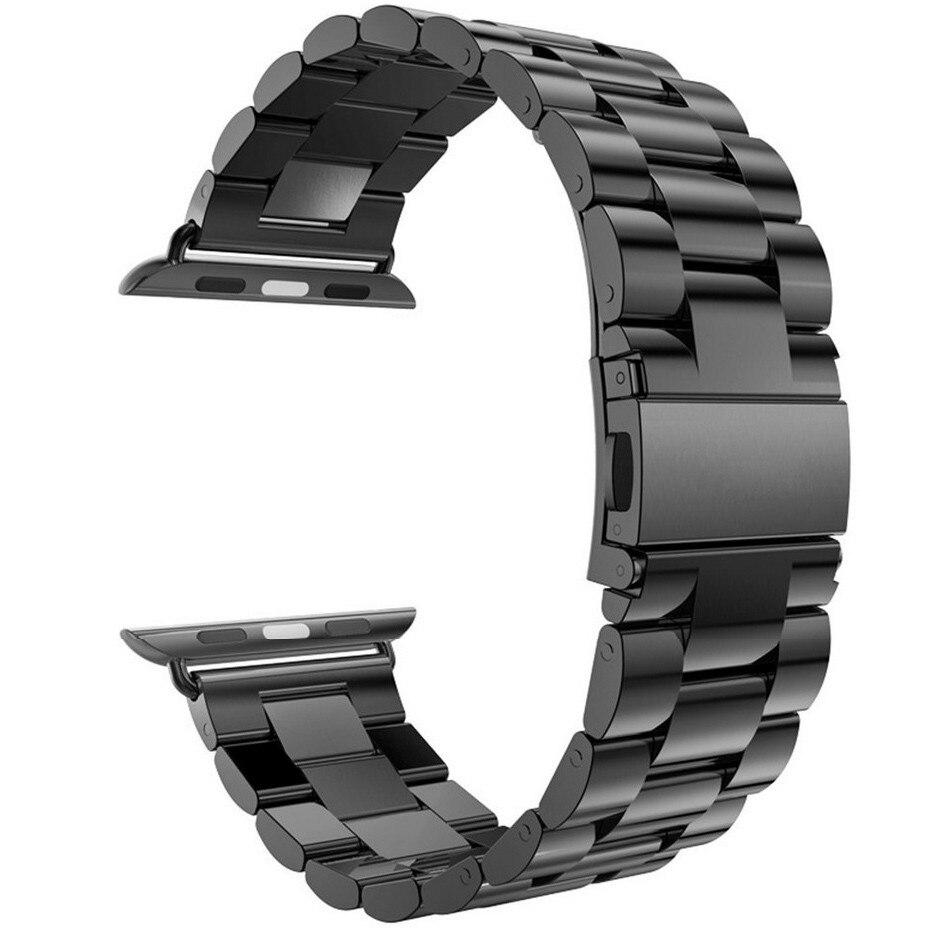 1Pc Stainless Steel Replaceable Wristband For Apple Watch Band 38/40/41/42/44/45/49/46MM For Apple Watch Strap Ultra 11 10 9 8 7 6 5 4 3 2 1 SE Band