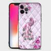 Rose Rosa Lila Bling Muster Telefon Fall Für Apple Iphone 14 13 12 11 Pro Max 13 12 Mini Xs Max xr X 7 8 Plus 6 6s Shell