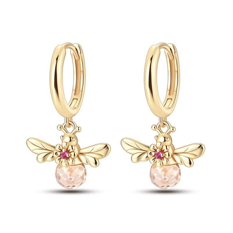 Fashion 925 Silver Luminous Shell Earrings For Women Pave CZ Heart Shape Star Moon Hoop Earrings Engagement Wedding Jewelry