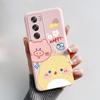 For OPPO Reno 12 Pro Case Cute Bear Cartoon Frog Back Cover Matte Silicone Soft Phone Case For OPPO Reno 12 Reno12 Pro 5G Fundas
