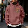 Men's Halloween Printed -Lined Pullover Hoodie for Casual Wear