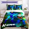 3pcs Custom Name Cartoon He-Man and the Masters of the Universe Bedding Set Duvet Cover Closure Includes 1 Duvet Cover & 2 Pillowcases for All Seasons