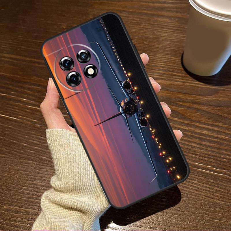 Airplane Plane Aircraft Case For OnePlus 15R 13R 12R 10R 8T 10T 13T 15 13 12 11 9 10 Pro Nord CE 5 4 3 2 Lite N20 N30