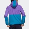 Adidas Neo Half-Zip Windbreaker Hooded Sports Jacket Men Outerwear Purple GM2280