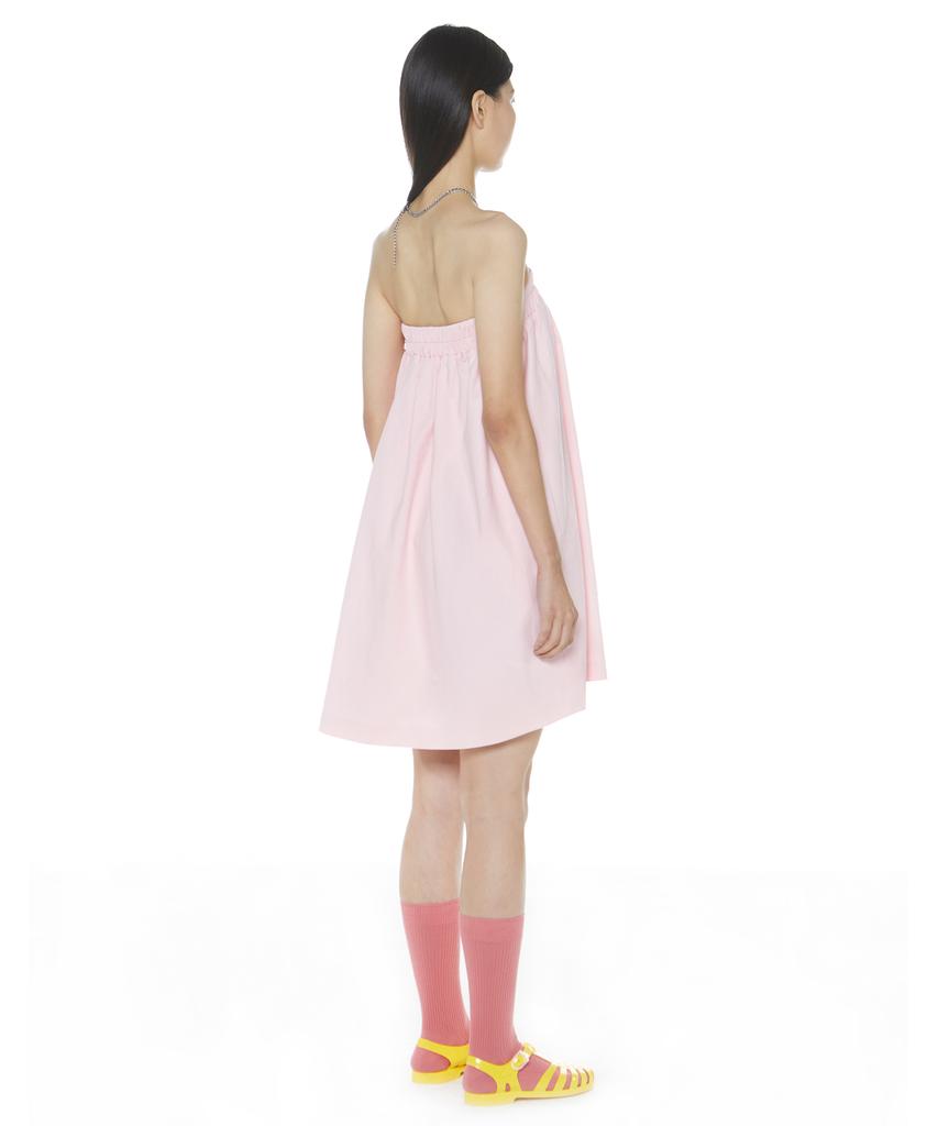 Suki Logo Embroidered Top Dress (Strawberry Shake)