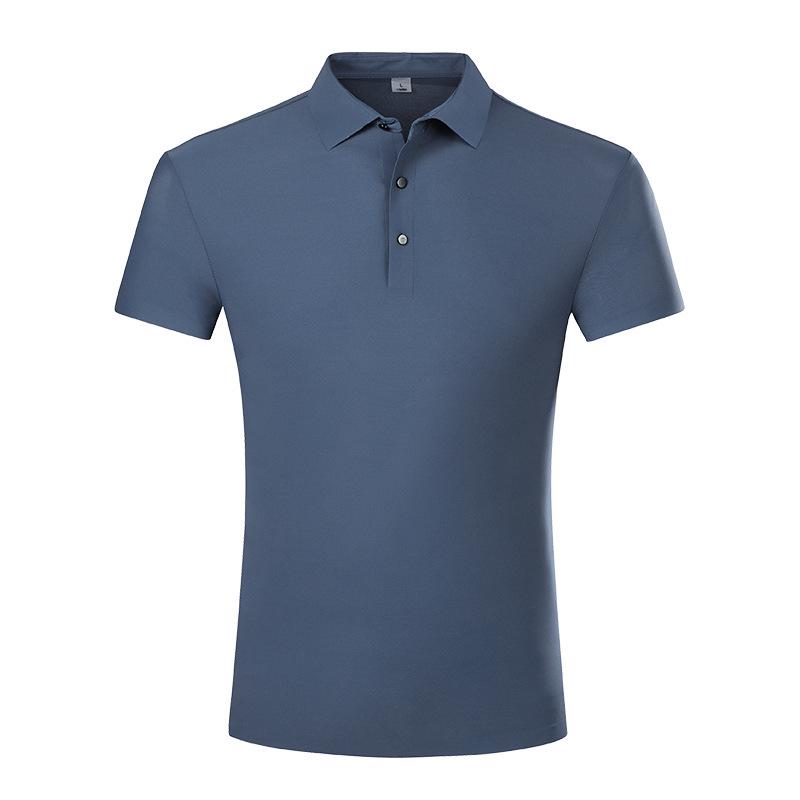Unisex Quick-Dry Breathable Seamless Polo Shirt with Lapel 5XL