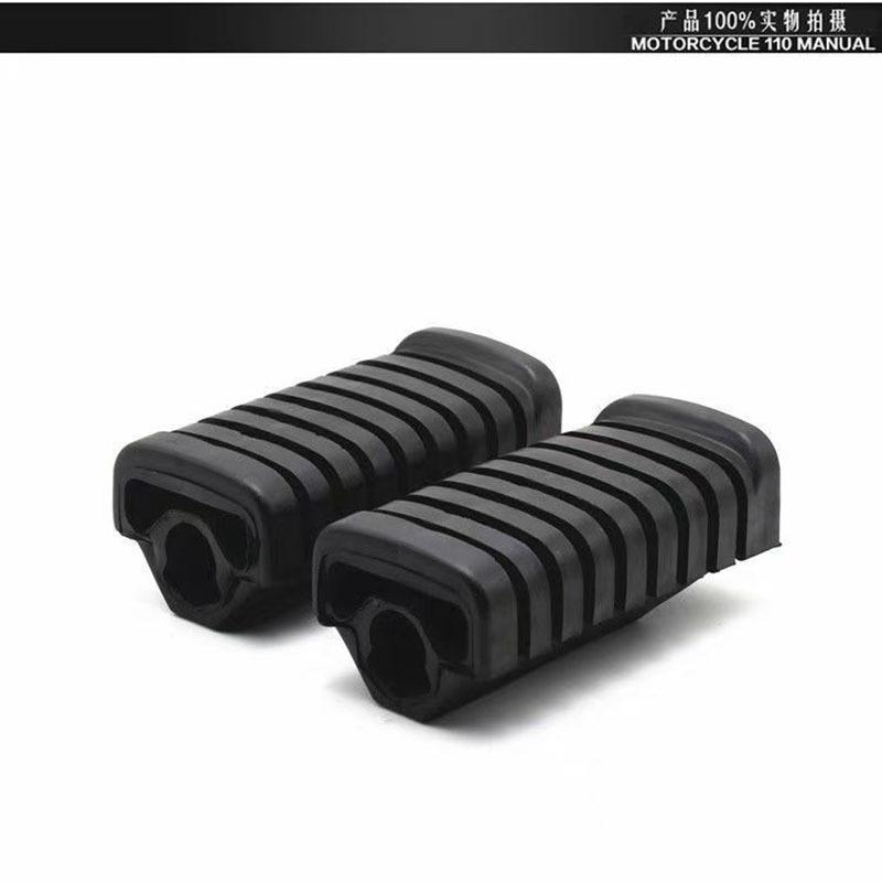 2 Pcs Motorbike Foot Peg Rubber Nonslip Footrest Pedal Foot Peg Cover Set for Honda WY125 Motorcycle Accessories 2019 New