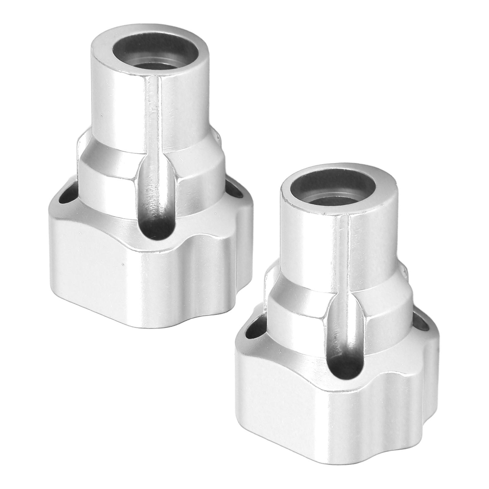

2Pcs RC Rear Axle Cover Bushing Axle Outer Portal Housing Sleeve Aluminum for Losi LMT Monster 1 8 RC TruckSilver срібний