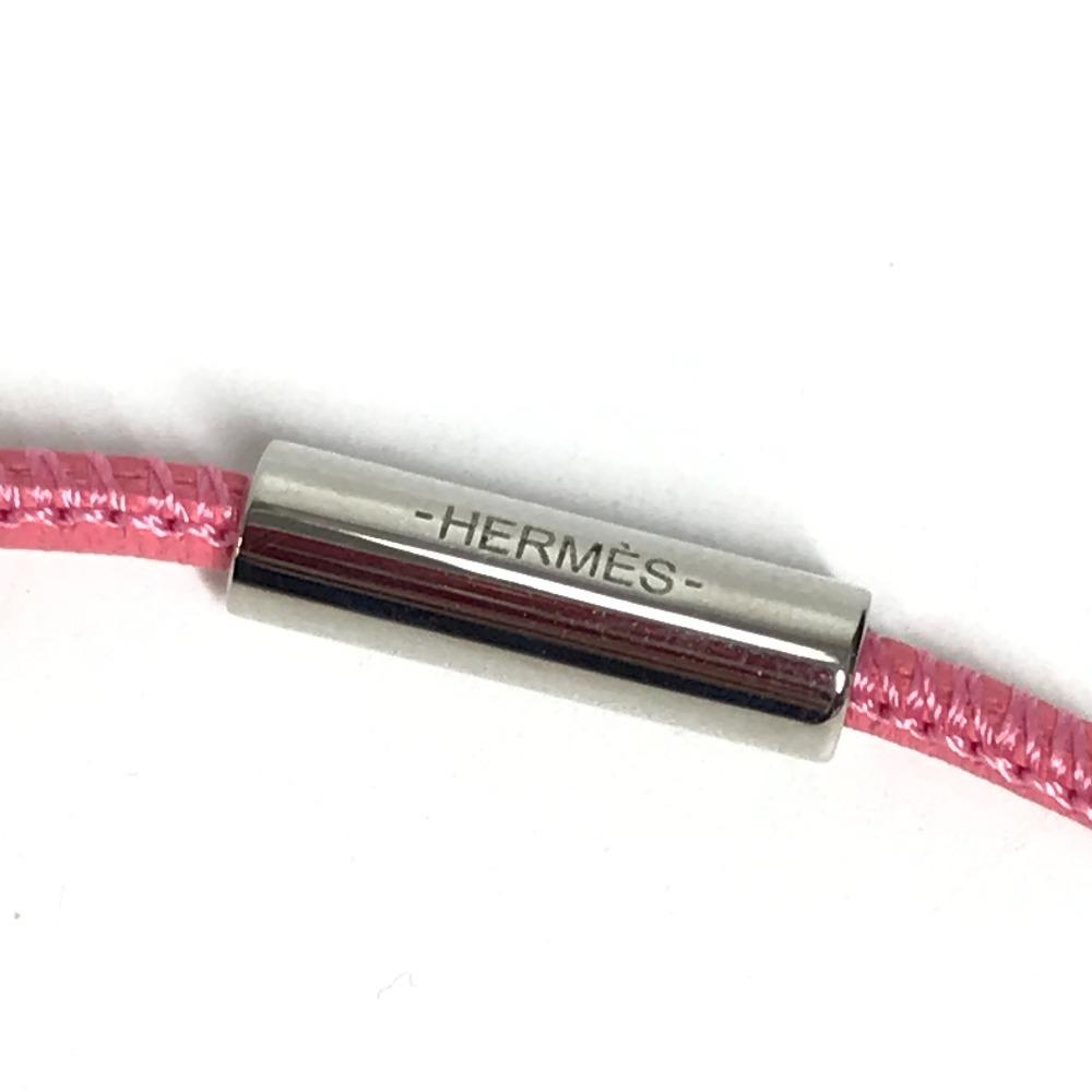 HERMES H-equipe logo Accessories Necklace lacquer pink/Green