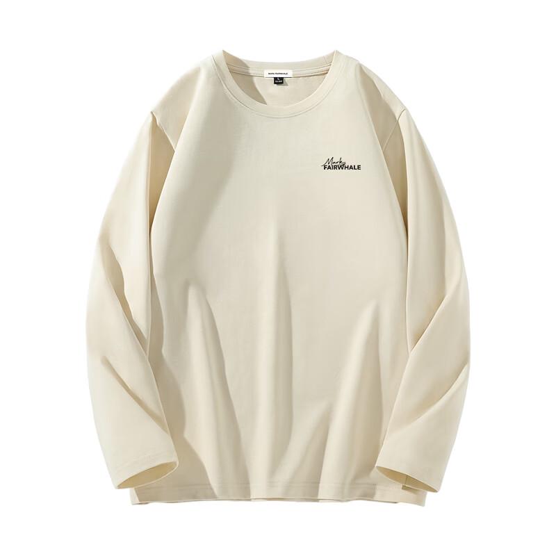MARK FAIRWHALE Men's Heavyweight Cotton Long Sleeve T-Shirt