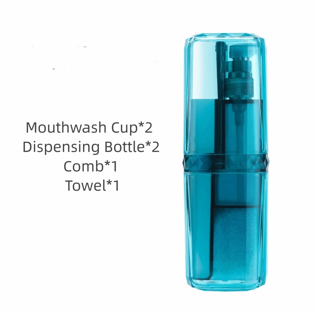 Partitioned Toothbrush Storage Box Waterproof Toothbrush Cup Case  School