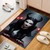 Multiple sizes Woman in black outfit, horns Carpet for Living Room Bedroom Sofa Home Decor Rus Non-slip Floor Mat Luxury Gift
