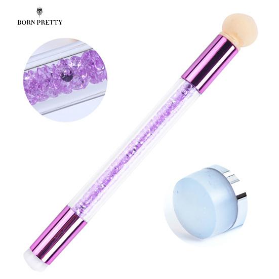 Double-Sided Head Stamper Nails Ornaments Polishing Painting Drawing Manicure Nail Art Pen Tool