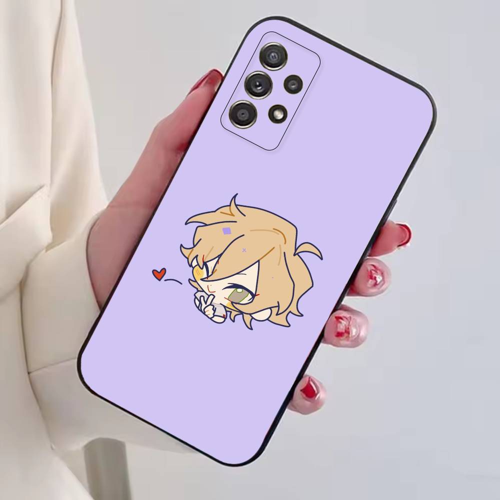 Ensemble Stars Game Hakaze Kaoru Phone Case For Samsung S25,S24,S21,S22,S23,S30,Ultra,S20,Plus,Fe,Lite,Note,10,Black Cover
