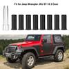 8pcs Door Hinge Pin Liners Bushings Kit Fit For Jeep Wrangler JKU 07 18 2 Door