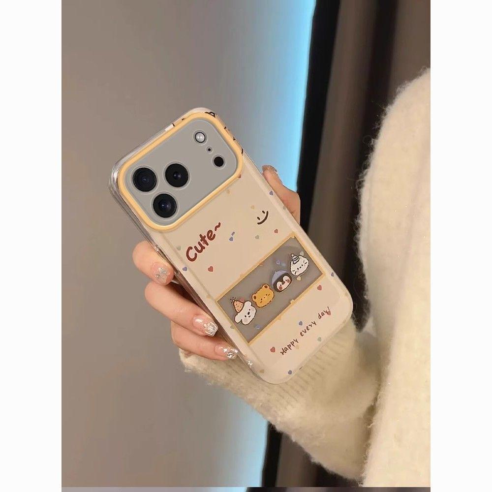 

Чехол для телефона с групповым фото маленьких животных для Apple 17 Pro Max - Подходит для 14, 15, 16, 15 Pro, Прозрачный и Мягкий 7/8/12 iPhone 11