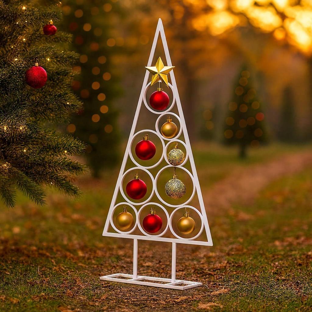 35 cali Metalowa Krata dla Roślin, Dekoracja Świąteczna Paliki do Roślin do Podpory Roślin Kwiatowych, Świąteczna Ogrodowa Krata dla Roślin Pnących