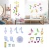 Musical Note Wind Chime Mould Epoxy Resin Mold Windchimes Hanging Pendants Mould