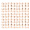 100pcs Flower Shape Binder Clips Strong Clamping Force Metal Cute Paper Clamps for Document Tickets Rose Gold