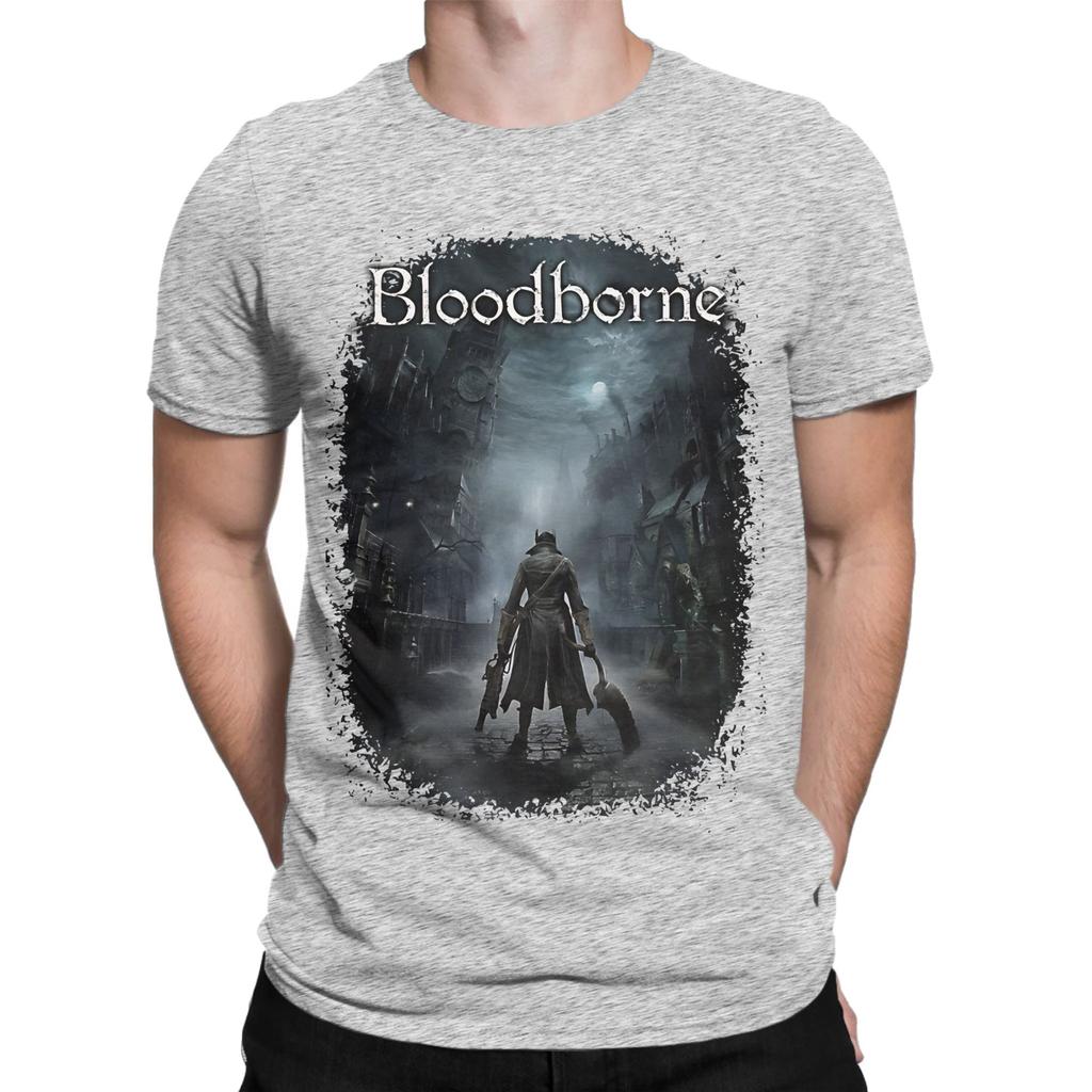 Main Hunter In Yharnam For Gamers Essential T Shirt Summer Bloodborne Tshirts Unisexs Cotton O Neck Plus Size Top Tees Tshirt