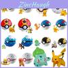 Pokemon Poke Bola Elfo Figura Modelo Brinquedo Pikachu Charmander Litten Rockruff Jogo Anime Figura