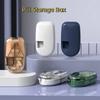 Practical Plastic 2 in 1 Pill Cutter Dust-proof Sealed Pill Storage Box Waterproof Drug Tablet Organizer Travel