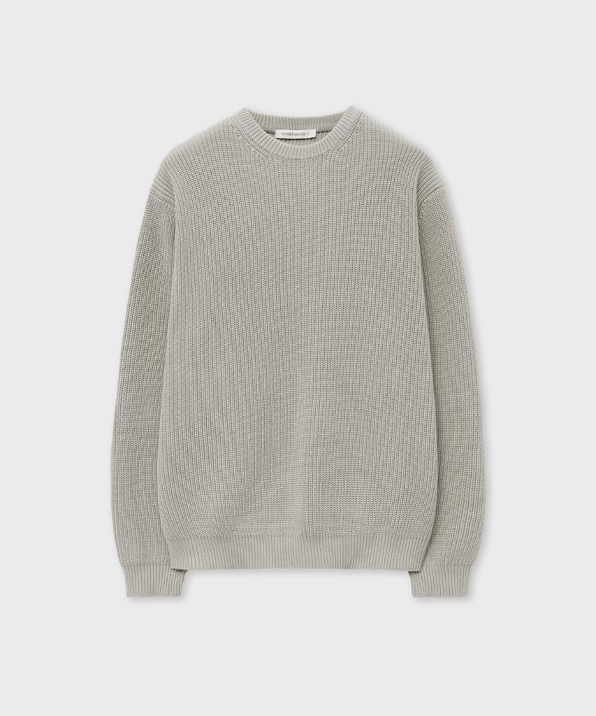 INTEMPOMOOD Hachi Elbow Volume Pullover_Light Blue