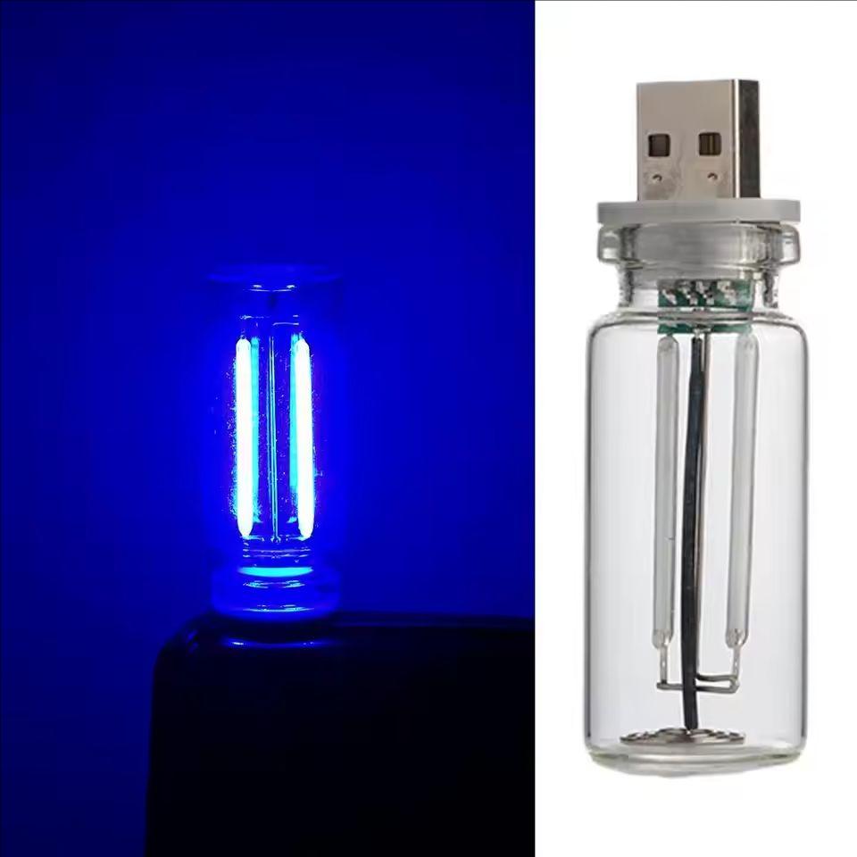 

New Car USB Night Light Touch Dimmable LED Filament Lamp Portable Lighting Plug and Play Decorative Atmosphere Light for Car 0.5W