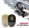 1 st Bilvättshandskar i Ull Sammet Förtjockade Med Kasmirull Torka Av Bilhandskar För Porsche Cayenne Panamera Macan 911 718 Taycan