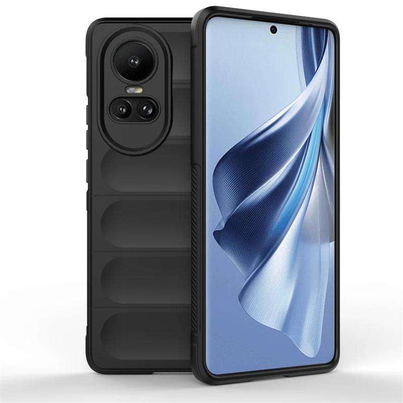 Case For OPPO Reno 10 Pro 5G Back Cover Phone Case Liquid Silicone Anti-fall Shockproof Armor Cases Funda Coque