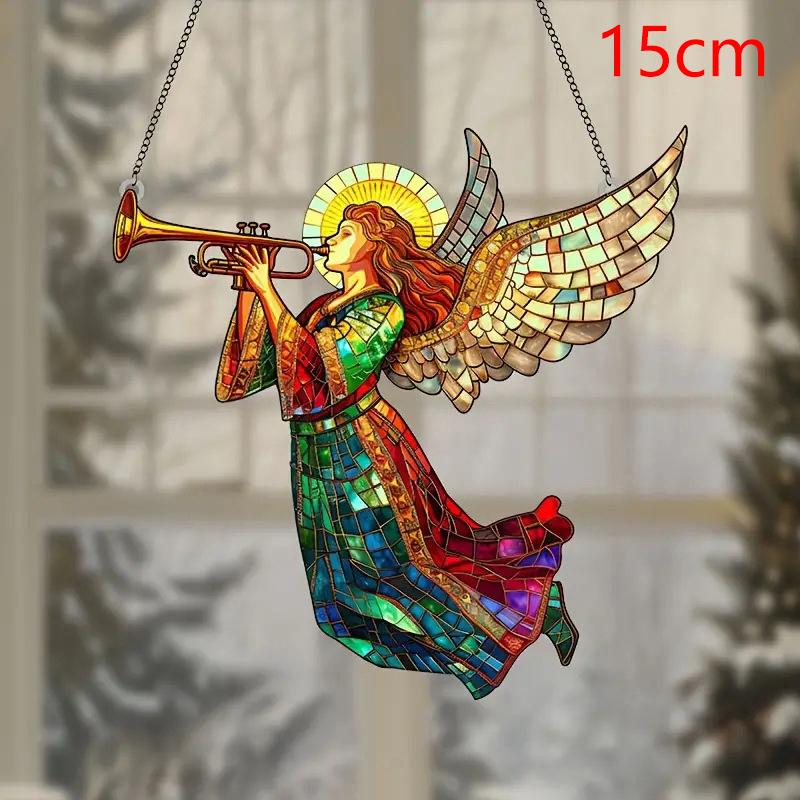 

Крылатый кардинал, украшение на рождественскую елку, подвесное украшение для салона автомобиля, акриловая красная птица, рождественские украшения для сада и дома A13