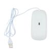 Weiße Gaming-Maus Ultra Dünn 3D-Roller USB Kabelgebundene Maus Optische Maus Computermaus Kabelgebundene Maus