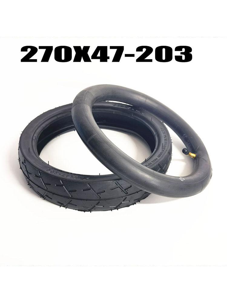 10 Inch 270x47-203 Inner Tube Tire For Baby Carriage Trolley Durable Wearproof Rubber Tyre Cycling Pushchair Accessories Parts