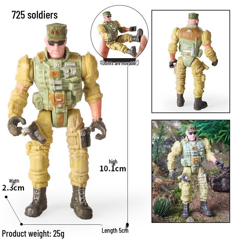 Farmer & Breeder Figure Set - Police Officer, Veterinarian, Plow Worker Toy Ornaments for Kids