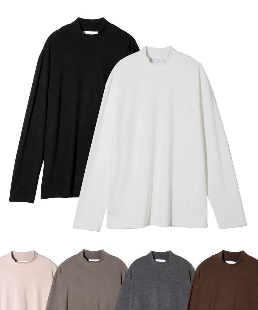 CONNECT KINLOCH All Day Mock Neck Knit T-Shirt (6 Colors)
